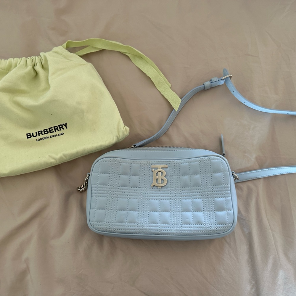 Burberry Blue Crossbody Bag (includes dust bag) - Picture 1 of 3